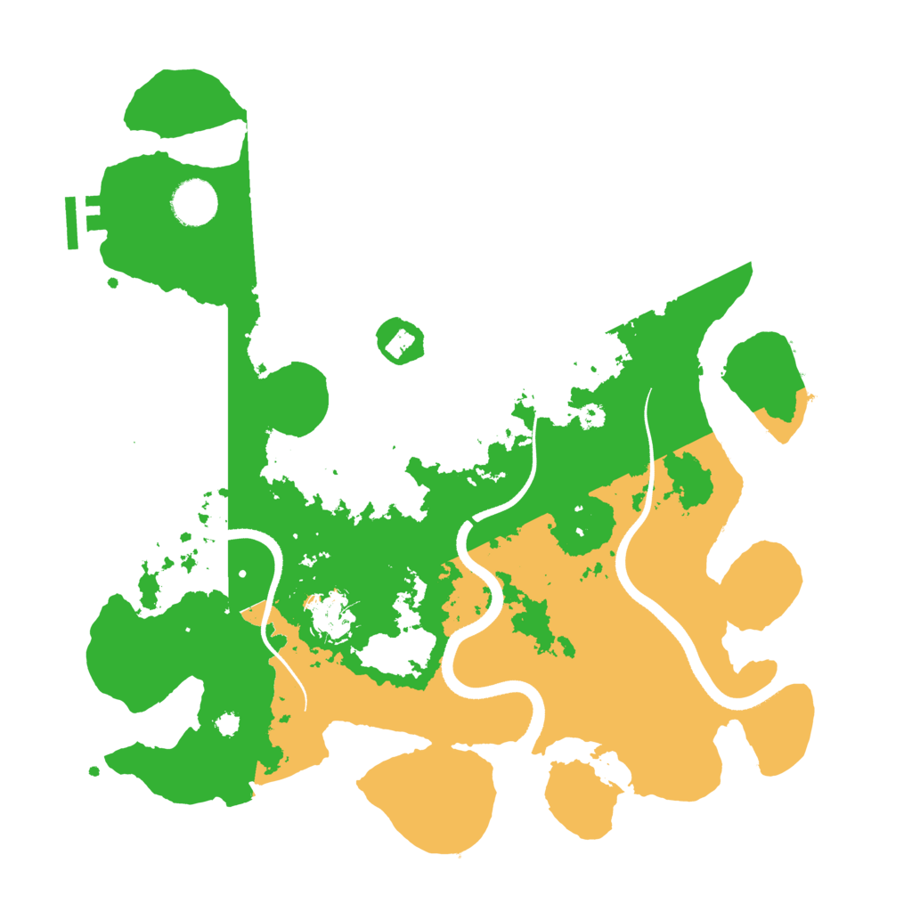 Biome Rust Map: Procedural Map, Size: 3500, Seed: 16261328