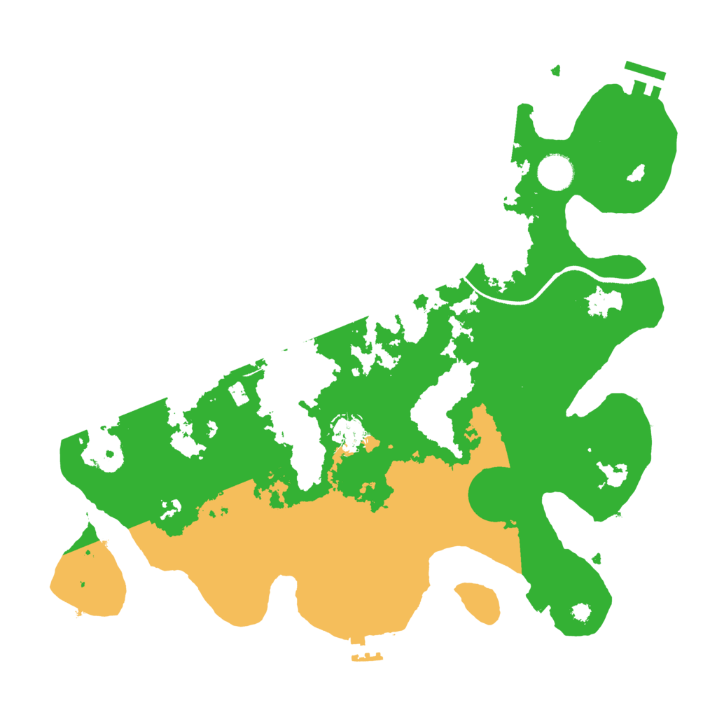 Biome Rust Map: Procedural Map, Size: 3500, Seed: 44456763