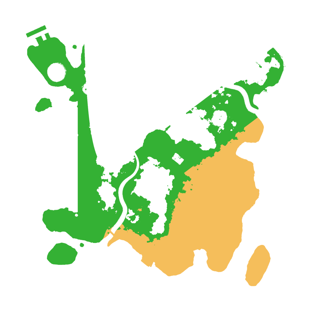 Biome Rust Map: Procedural Map, Size: 3000, Seed: 704258696