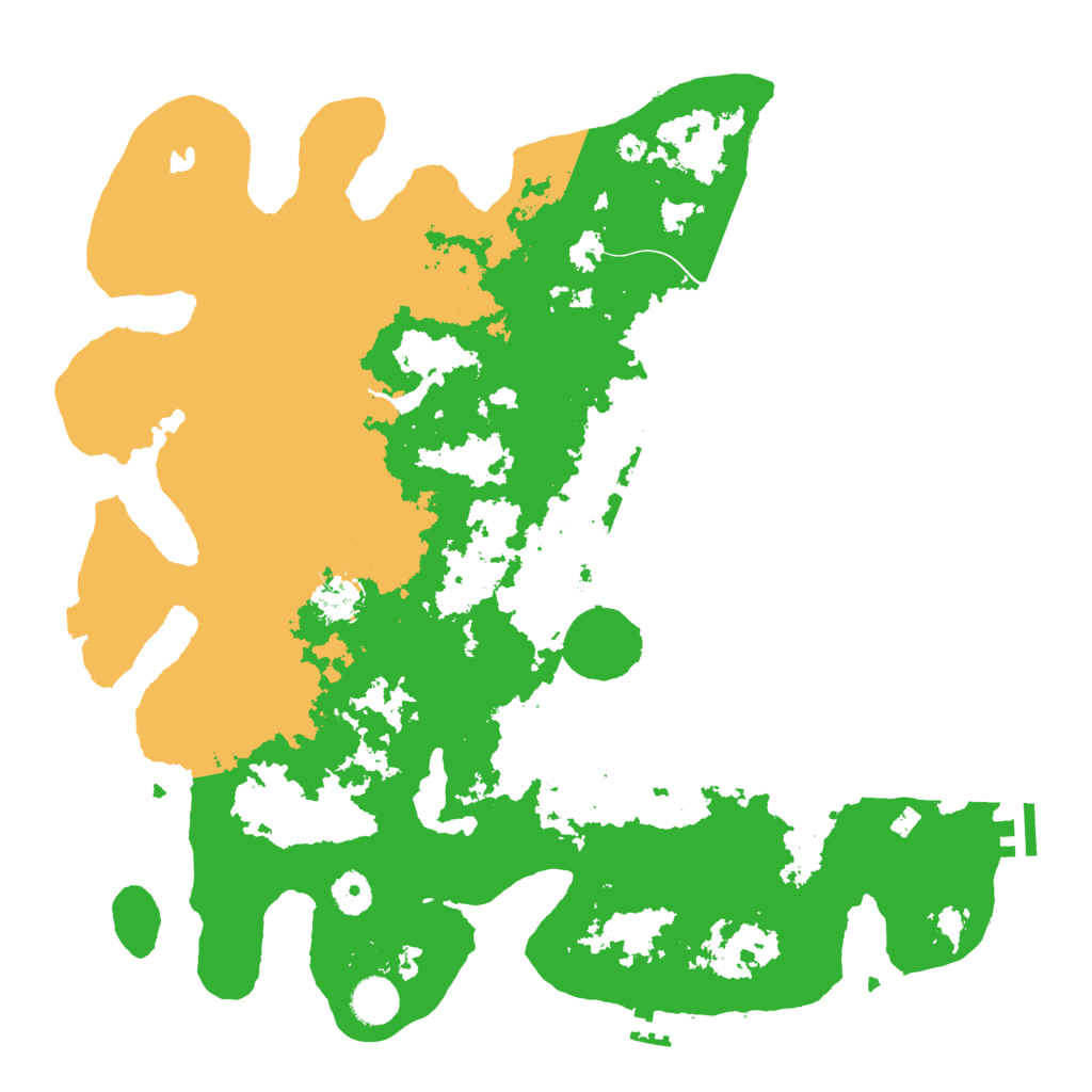 Biome Rust Map: Procedural Map, Size: 4000, Seed: 16217
