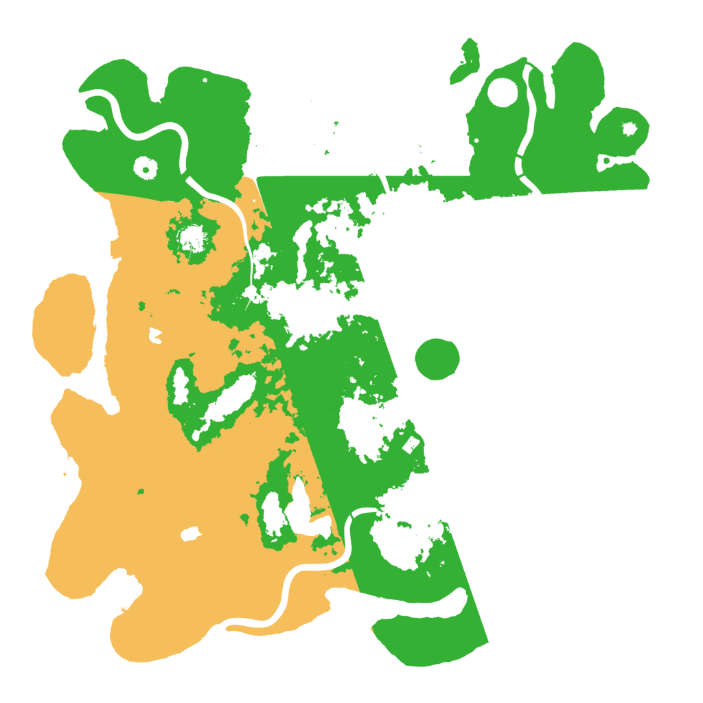 Biome Rust Map: Procedural Map, Size: 4500, Seed: 5474582