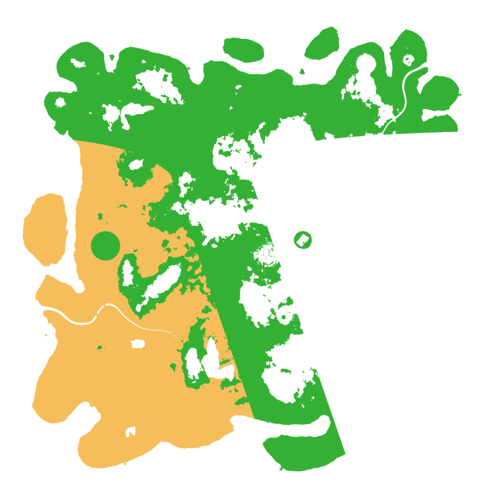 Biome Rust Map: Procedural Map, Size: 4500, Seed: 5474582