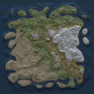 Thumbnail Rust Map: Procedural Map, Size: 4250, Seed: 45129819, 18 Monuments