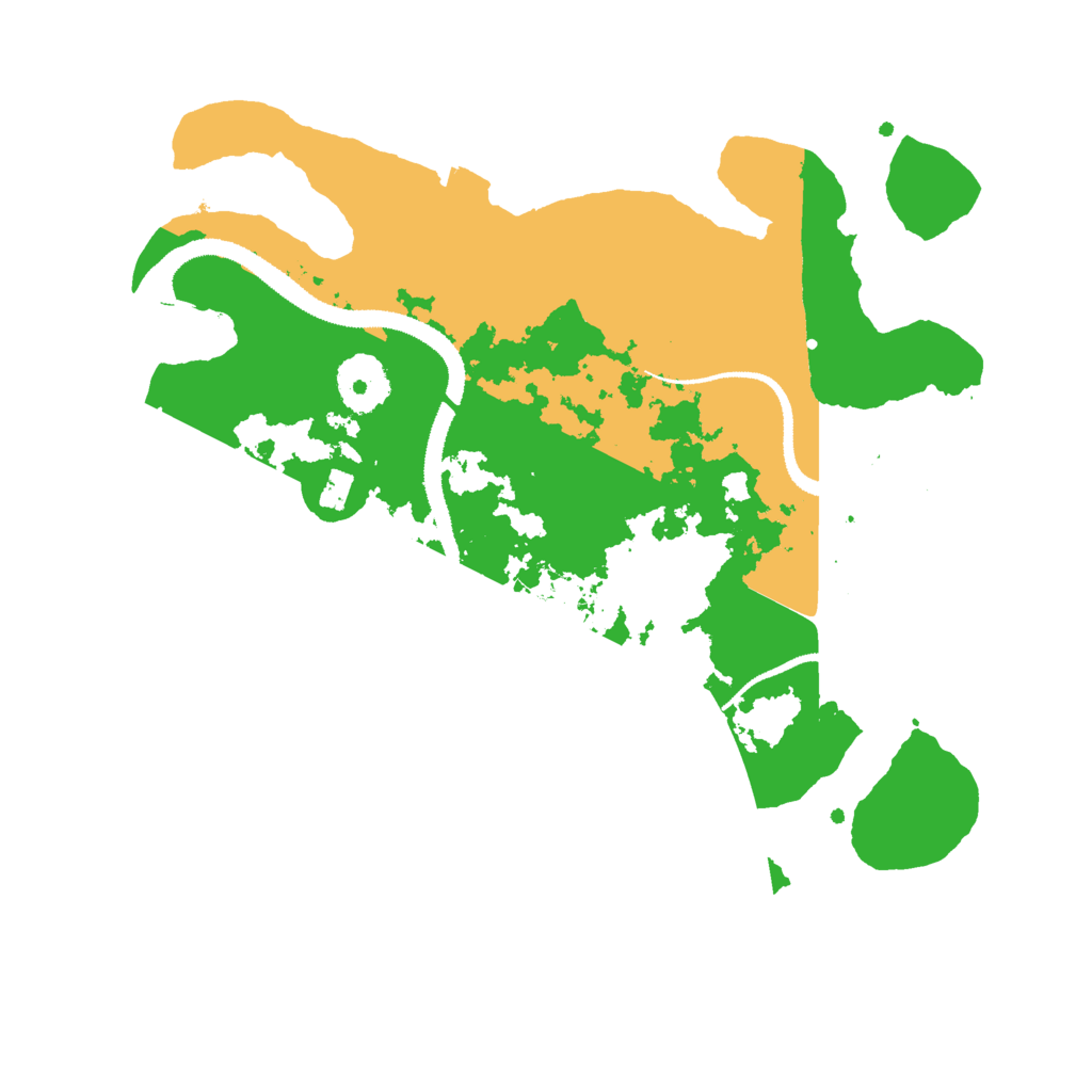 Biome Rust Map: Procedural Map, Size: 3000, Seed: 3178654