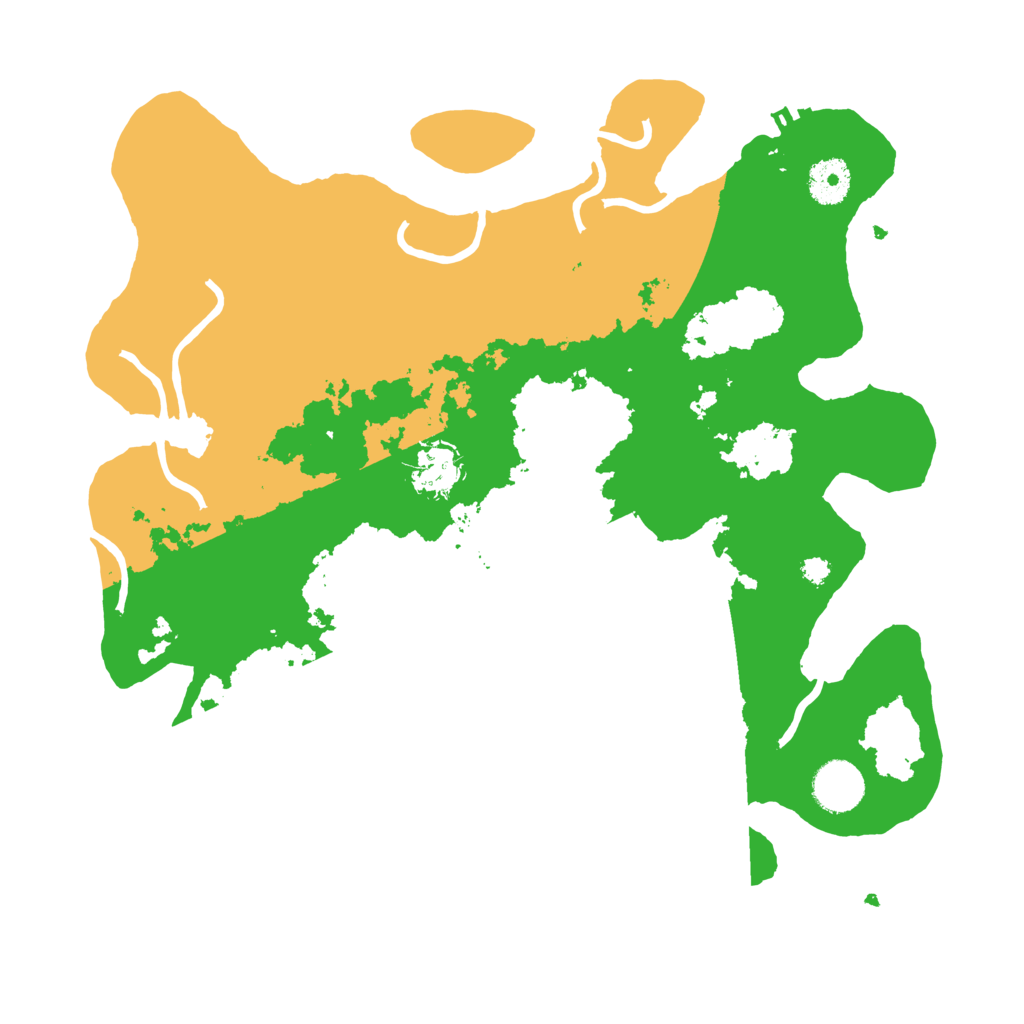 Biome Rust Map: Procedural Map, Size: 3500, Seed: 23877155