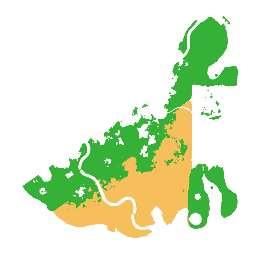 Biome Rust Map: Procedural Map, Size: 3700, Seed: 7997894