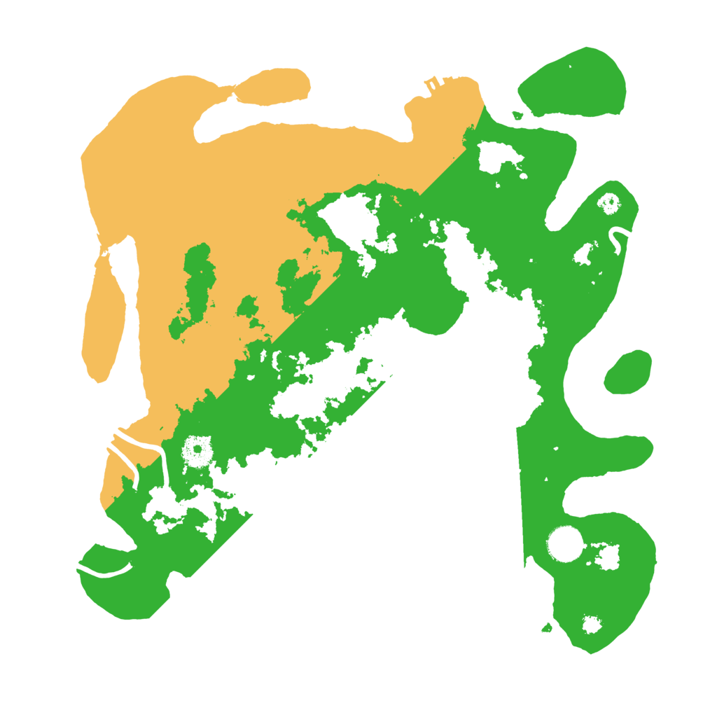 Biome Rust Map: Procedural Map, Size: 3500, Seed: 646446980