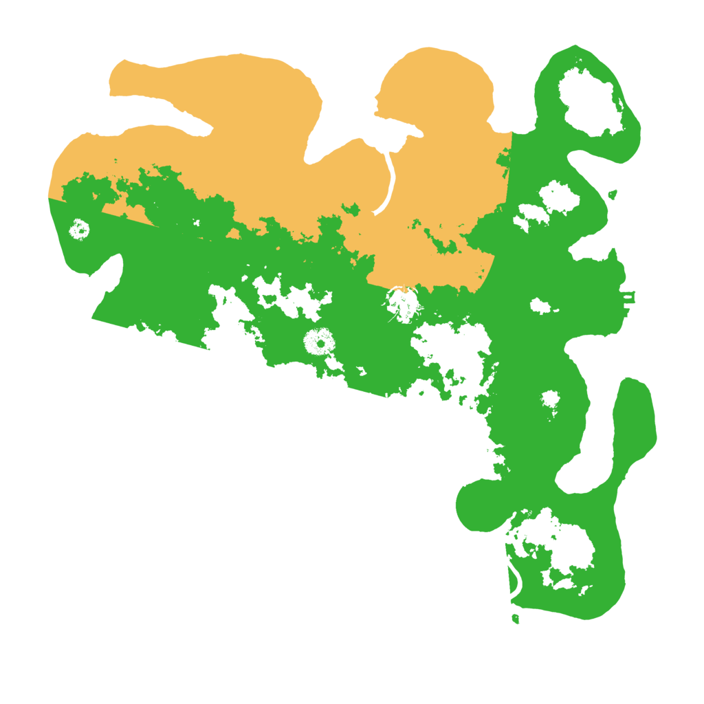 Biome Rust Map: Procedural Map, Size: 3600, Seed: 947502038