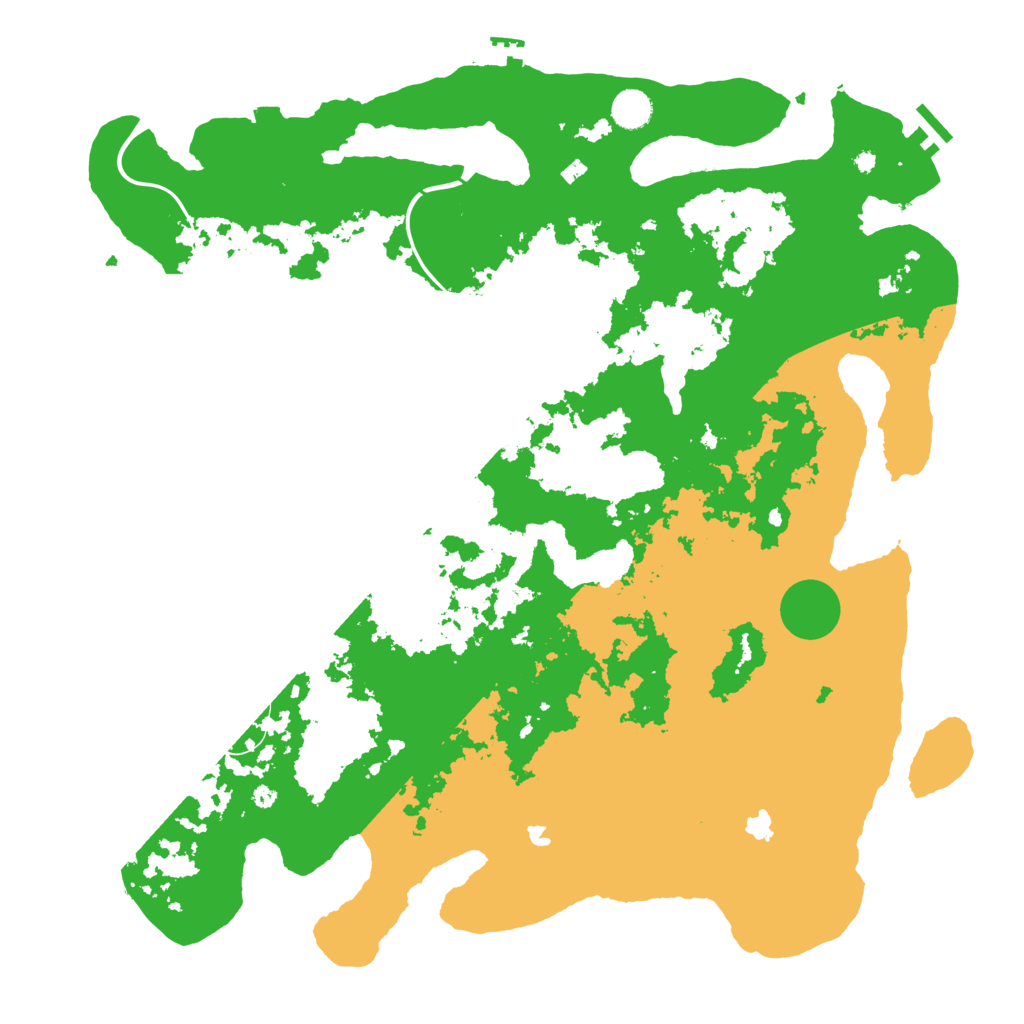 Biome Rust Map: Procedural Map, Size: 4500, Seed: 1641035202