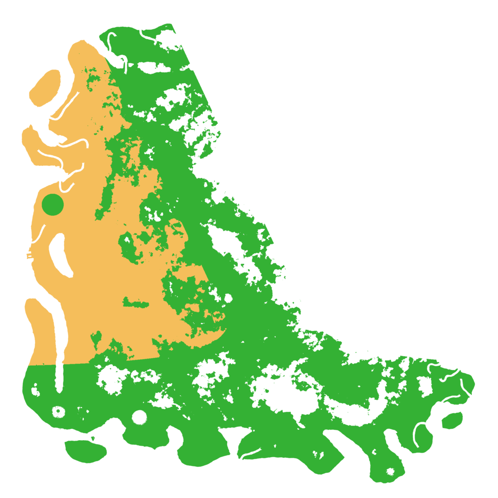 Biome Rust Map: Procedural Map, Size: 6000, Seed: 867530
