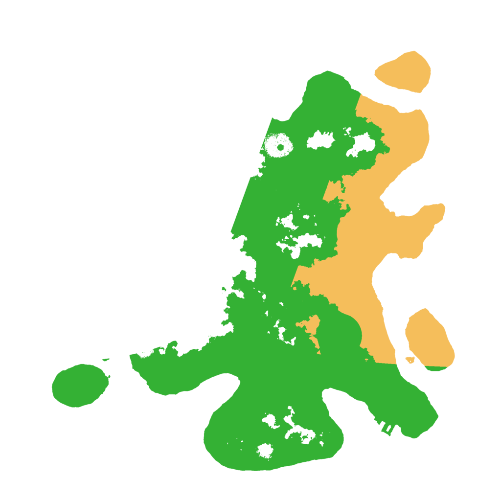 Biome Rust Map: Procedural Map, Size: 3000, Seed: 223666