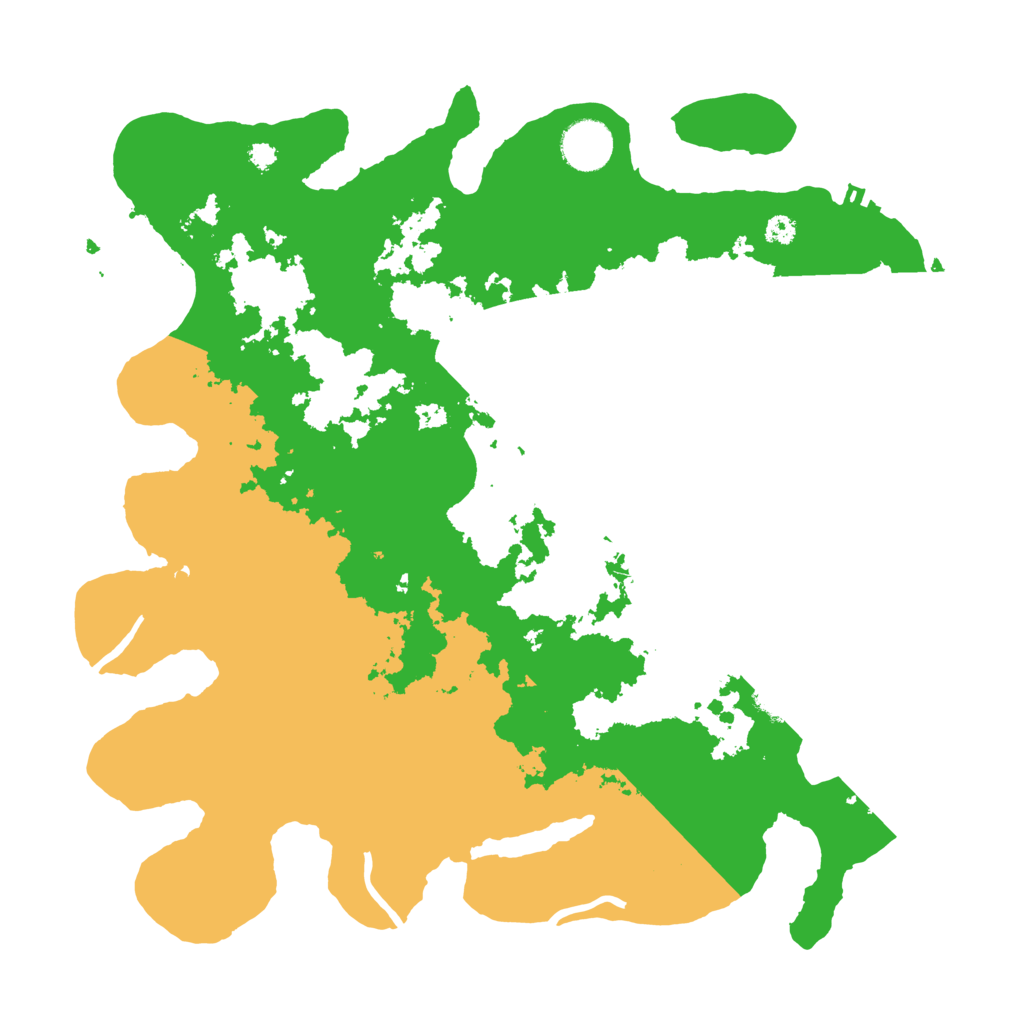 Biome Rust Map: Procedural Map, Size: 3500, Seed: 345765477