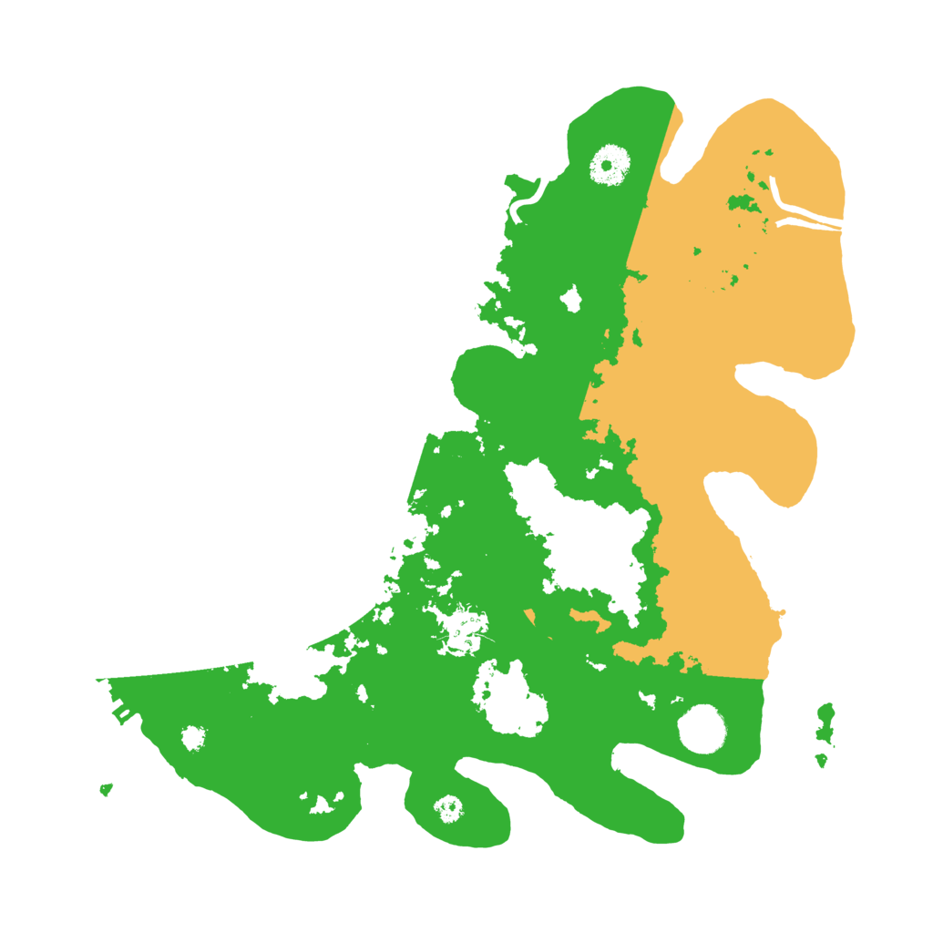 Biome Rust Map: Procedural Map, Size: 3500, Seed: 34016850