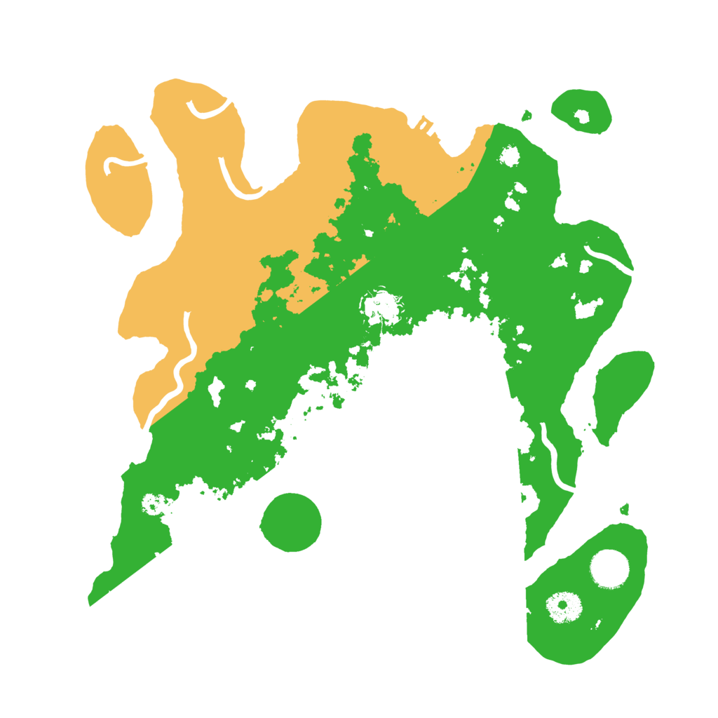 Biome Rust Map: Procedural Map, Size: 3250, Seed: 141832720