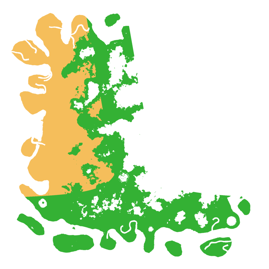 Biome Rust Map: Procedural Map, Size: 5000, Seed: 8374723
