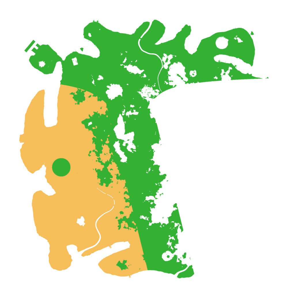 Biome Rust Map: Procedural Map, Size: 4250, Seed: 634627663