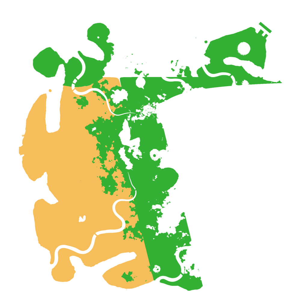 Biome Rust Map: Procedural Map, Size: 4250, Seed: 634627663