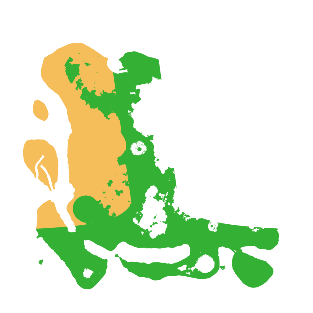 Biome Rust Map: Procedural Map, Size: 3164, Seed: 12219