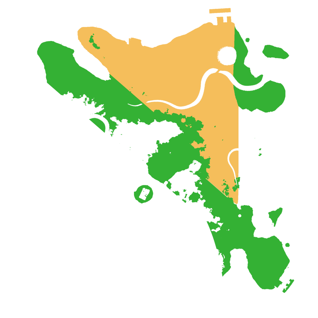 Biome Rust Map: Procedural Map, Size: 3000, Seed: 3214324