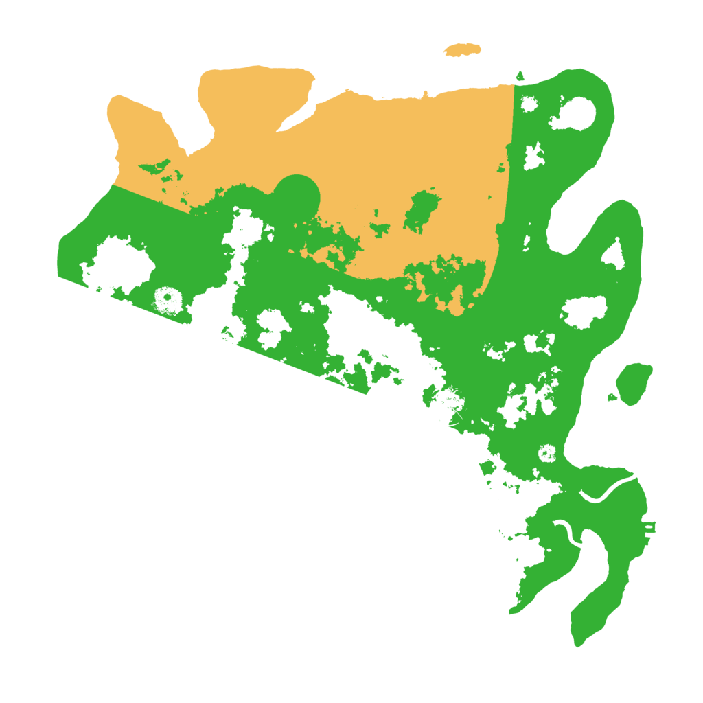 Biome Rust Map: Procedural Map, Size: 3950, Seed: 91468110