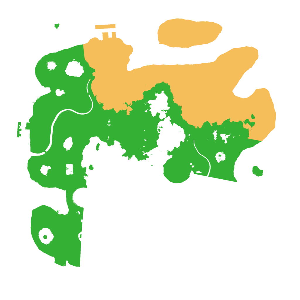 Biome Rust Map: Procedural Map, Size: 3000, Seed: 6851043