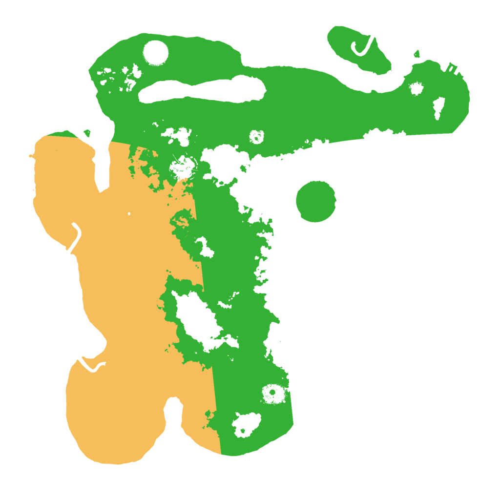 Biome Rust Map: Procedural Map, Size: 3500, Seed: 1285420514