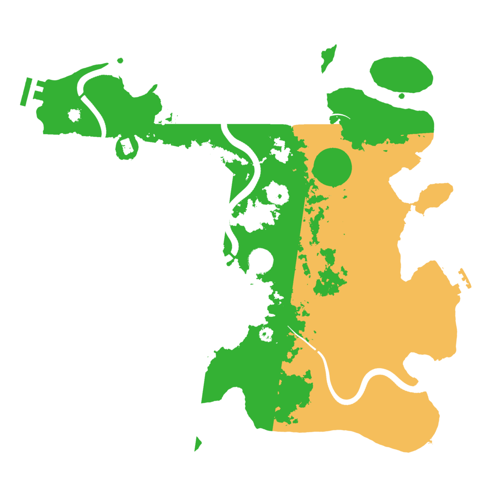 Biome Rust Map: Procedural Map, Size: 3500, Seed: 1939949830