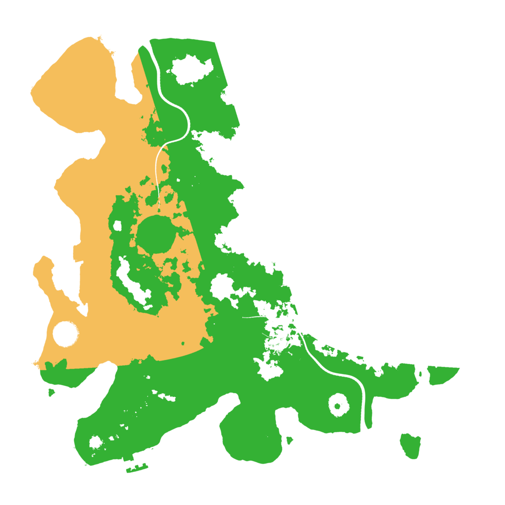 Biome Rust Map: Procedural Map, Size: 3500, Seed: 2100315293
