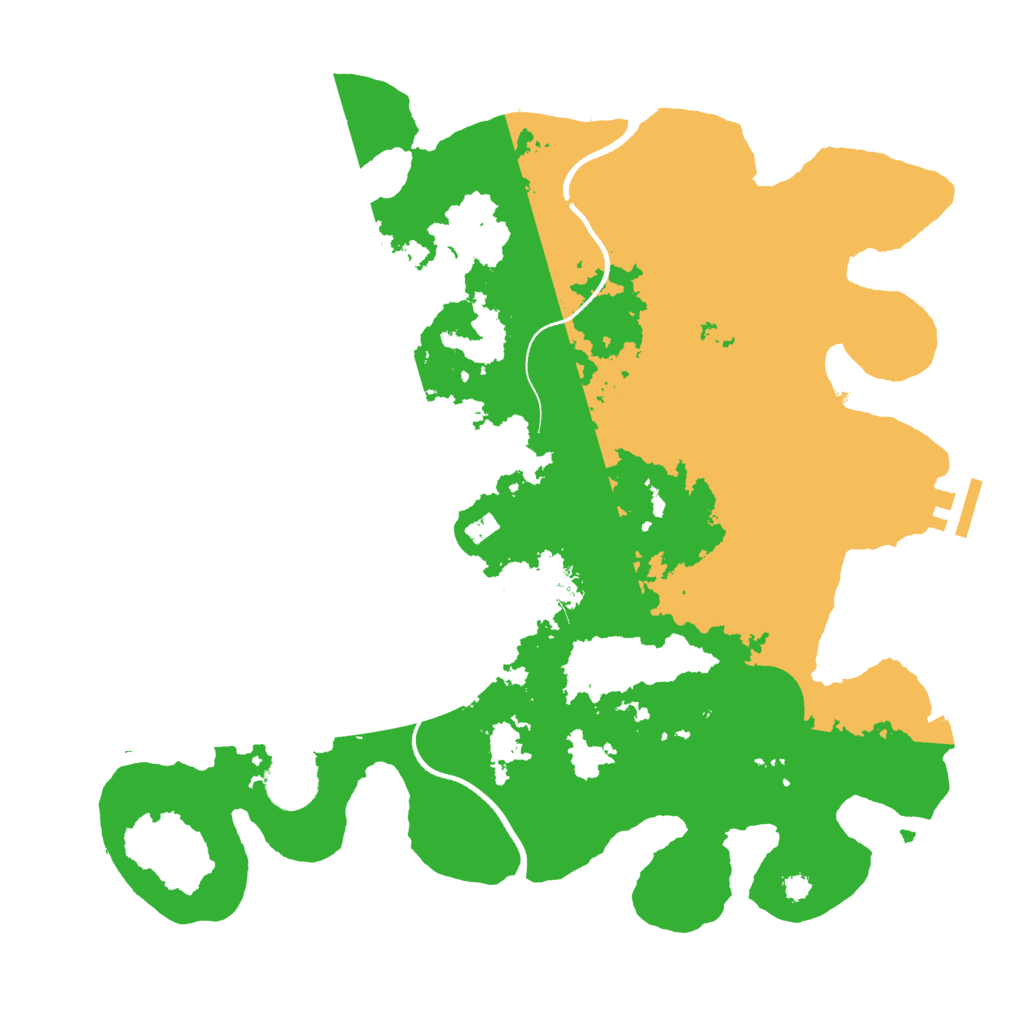 Biome Rust Map: Procedural Map, Size: 3500, Seed: 1465924369