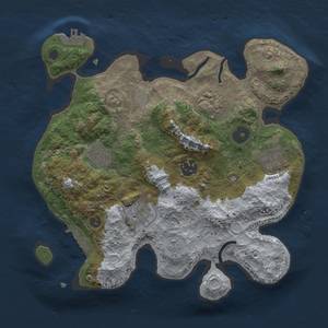 Thumbnail Rust Map: Procedural Map, Size: 2900, Seed: 50000, 11 Monuments