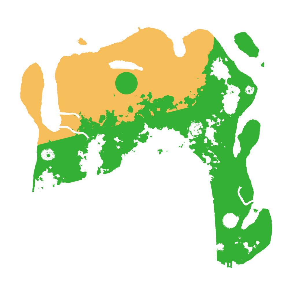 Biome Rust Map: Procedural Map, Size: 3500, Seed: 67954012