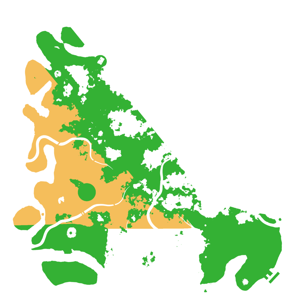 Biome Rust Map: Procedural Map, Size: 4500, Seed: 572455307