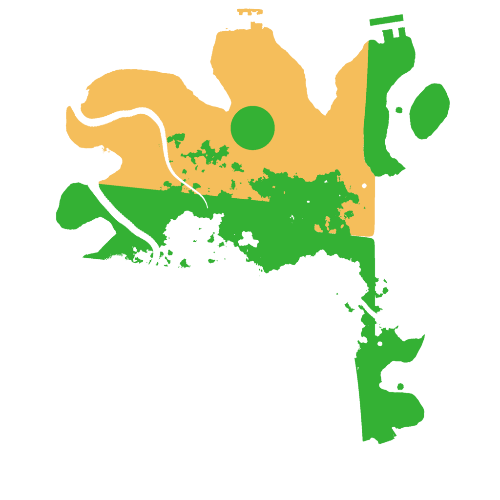 Biome Rust Map: Procedural Map, Size: 3000, Seed: 1995