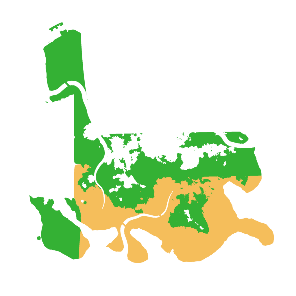 Biome Rust Map: Procedural Map, Size: 3000, Seed: 1429513332