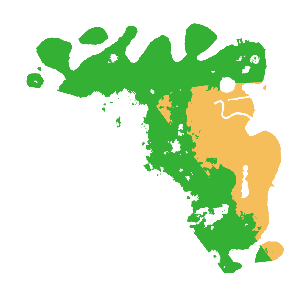 Biome Rust Map: Procedural Map, Size: 3500, Seed: 5337405