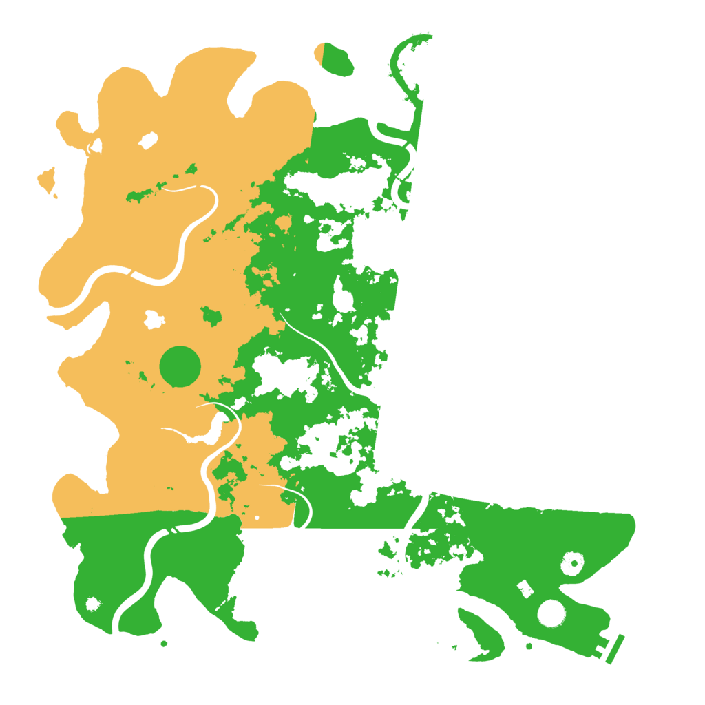 Biome Rust Map: Procedural Map, Size: 4500, Seed: 6756363