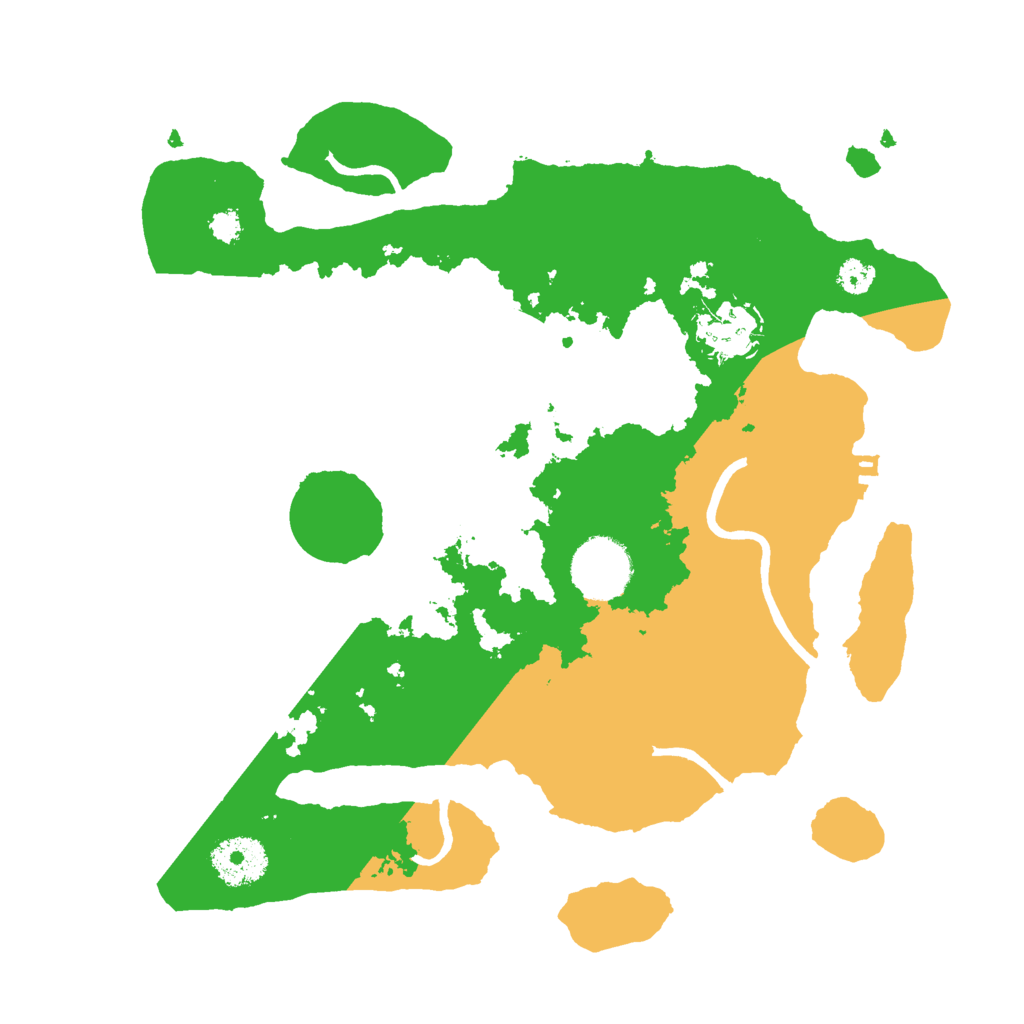 Biome Rust Map: Procedural Map, Size: 3000, Seed: 1866502517