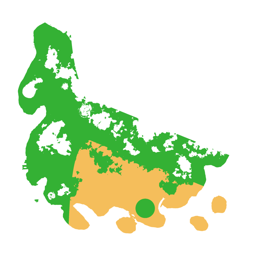 Biome Rust Map: Procedural Map, Size: 3500, Seed: 5624203