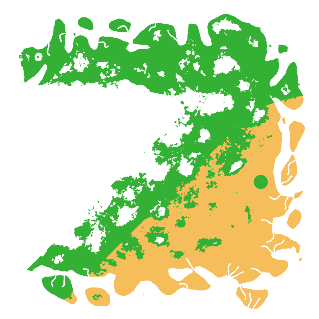 Biome Rust Map: Procedural Map, Size: 6000, Seed: 92536176