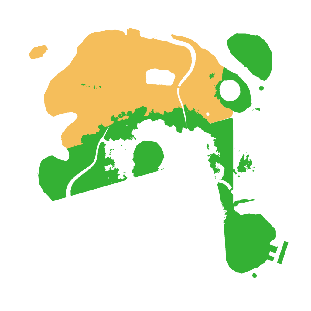 Biome Rust Map: Procedural Map, Size: 2750, Seed: 13566523