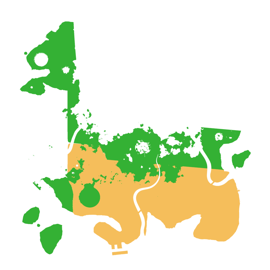 Biome Rust Map: Procedural Map, Size: 3500, Seed: 1444384864