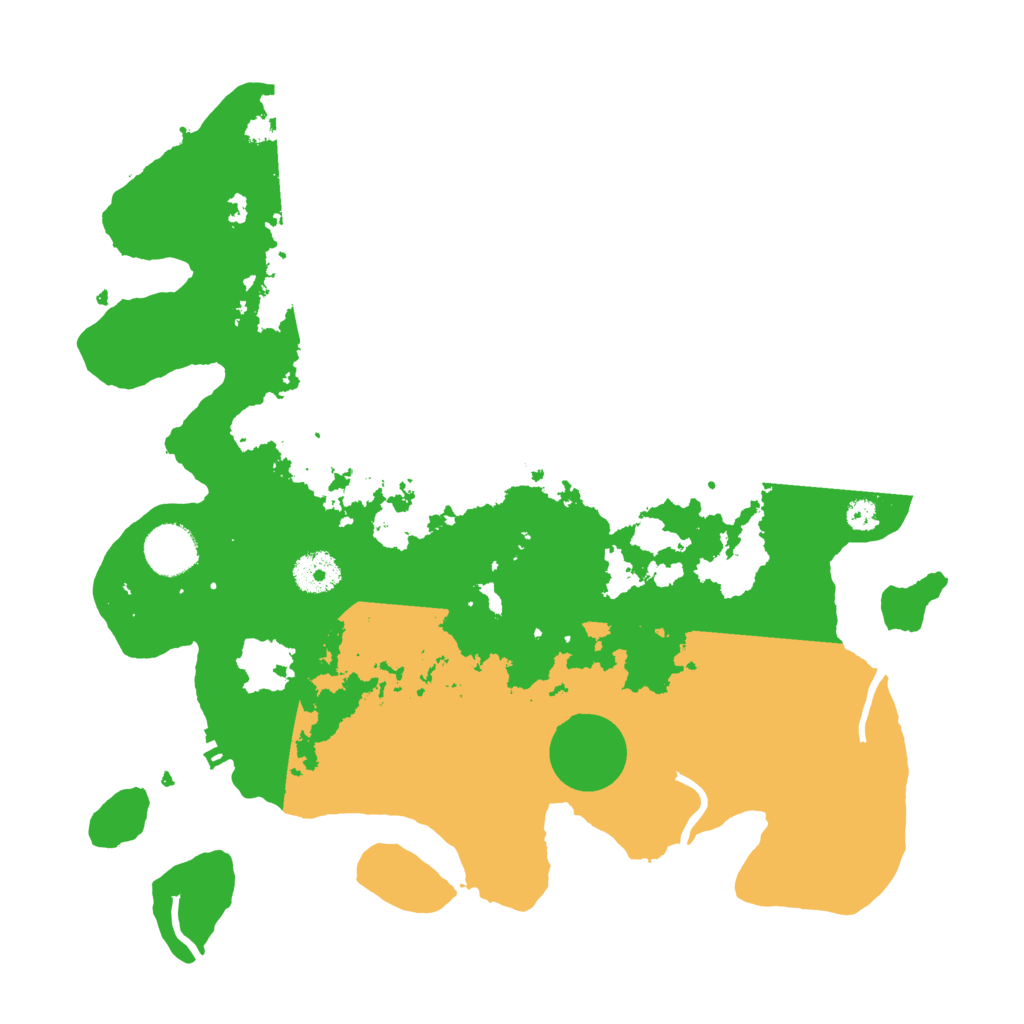 Biome Rust Map: Procedural Map, Size: 3500, Seed: 1444384864