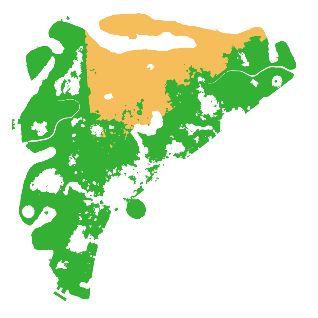Biome Rust Map: Procedural Map, Size: 4500, Seed: 98563244
