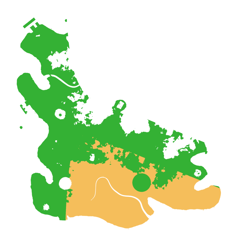 Biome Rust Map: Procedural Map, Size: 3500, Seed: 800931267
