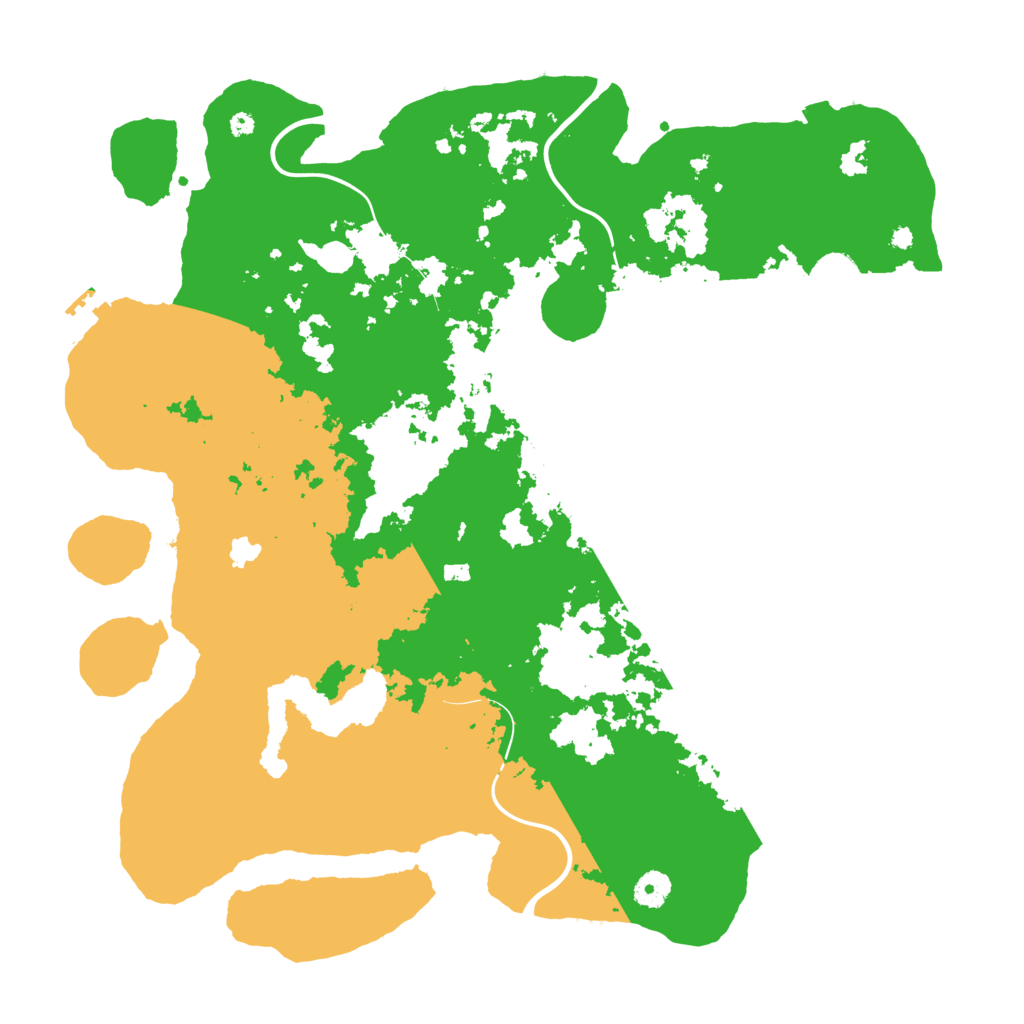 Biome Rust Map: Procedural Map, Size: 4250, Seed: 8812