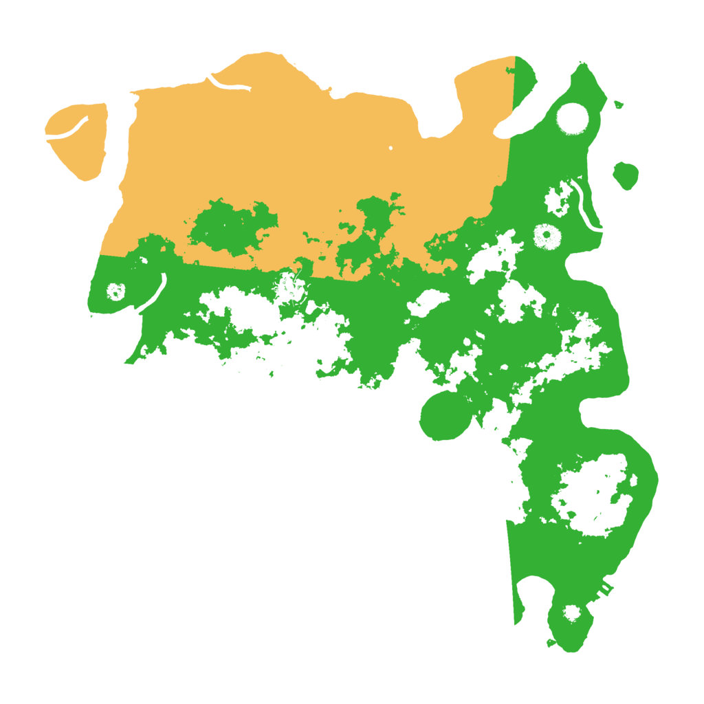 Biome Rust Map: Procedural Map, Size: 3900, Seed: 259846