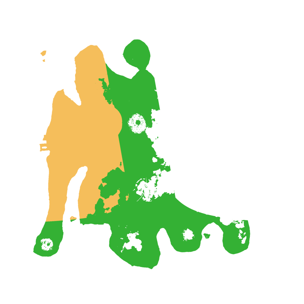 Biome Rust Map: Procedural Map, Size: 2500, Seed: 375043239