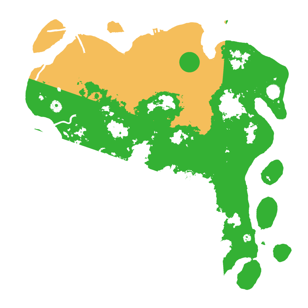 Biome Rust Map: Procedural Map, Size: 4000, Seed: 19461835