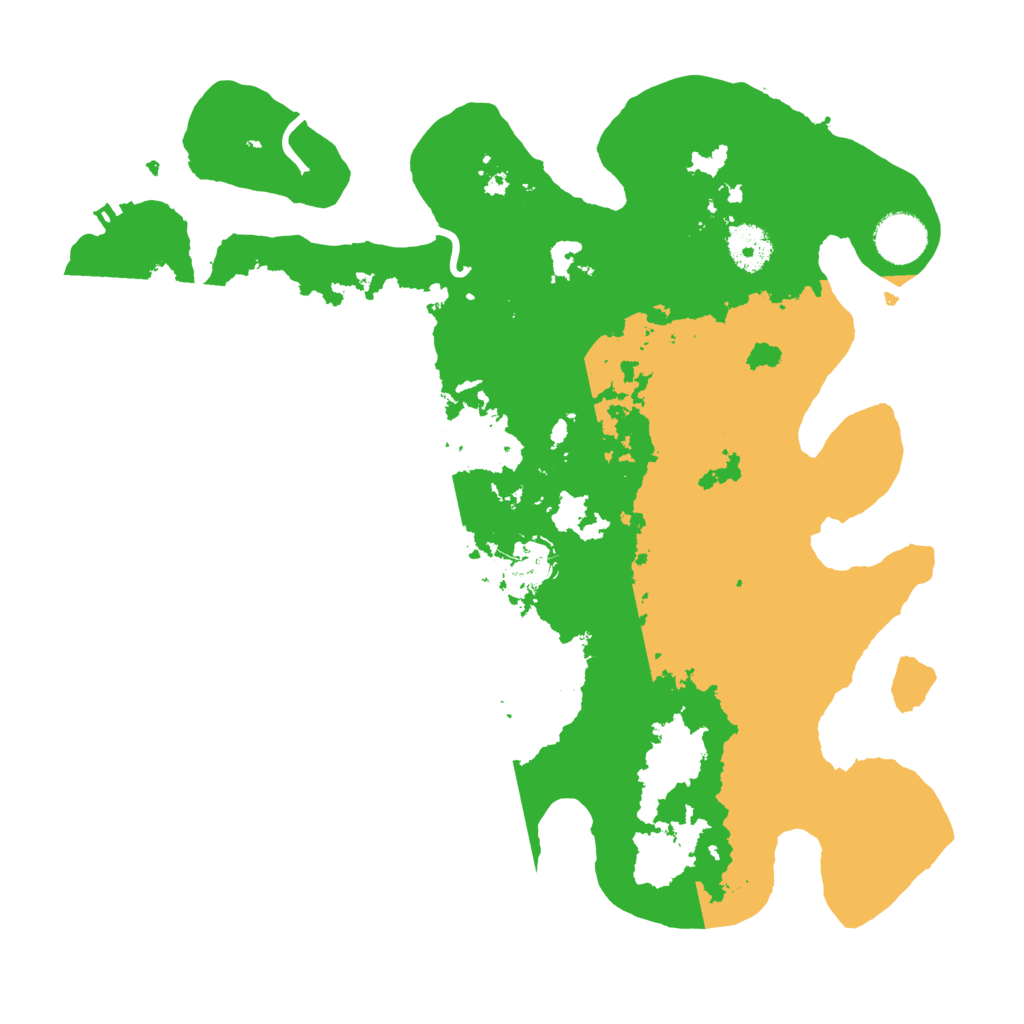 Biome Rust Map: Procedural Map, Size: 3500, Seed: 549494103