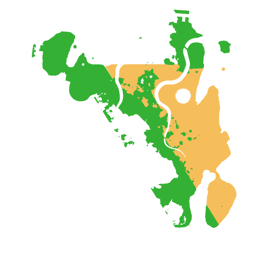 Biome Rust Map: Procedural Map, Size: 3000, Seed: 213243895